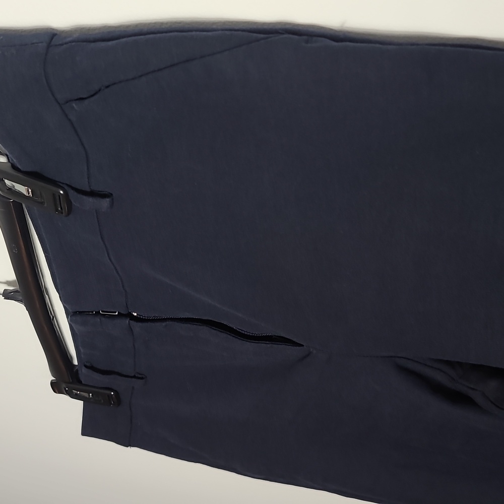 LOFT The Riviera Slim Cropped Pant in Navy Blue Size 14 - Picture 14 of 14